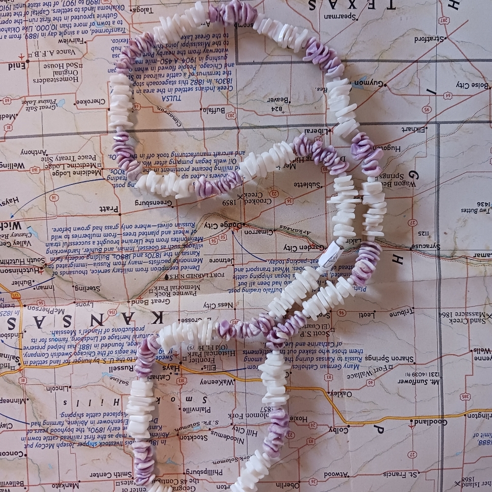 Shell bead necklace - Picture 3 of 3